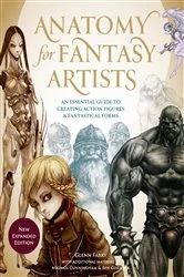 Book cover of Anatomy for Fantasy Artists by Glenn Fabry