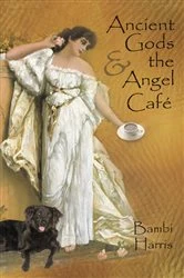 Book cover of Ancient Gods and the Angel Café by Bambi Harris
