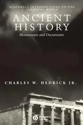 Book cover of Ancient History by Charles W. Hedrick
