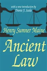 Book cover of Ancient Law by Sir Henry Sumner Maine
