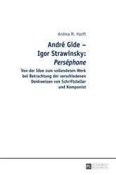 Book cover of André Gide – Igor Strawinsky: 