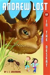 Book cover of Andrew Lost #17: In the Desert by J. C. Greenburg
