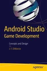 Book cover of Android Studio Game Development by Jerome DiMarzio