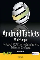 Book cover of Android Tablets Made Simple by Marziah Karch