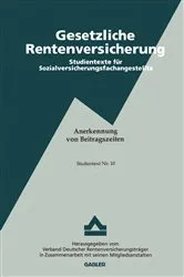 Book cover of Anerkennung von Beitragszeiten (2nd ed.) by Werner Föhlinger