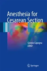 Book cover of Anesthesia for Cesarean Section by Giorgio Capogna