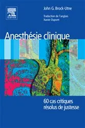 Book cover of Anesthésie clinique by John G Brock-Utne