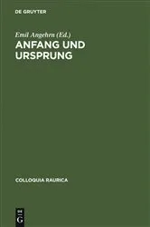 Book cover of Anfang und Ursprung by Emil Angehrn