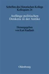 Book cover of Anfänge politischen Denkens in der Antike by Kurt A. Raaflaub