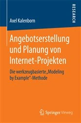 Book cover of Angebotserstellung und Planung von Internet-Projekten by Axel Kalenborn