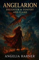 Book cover of Angelarion Daughter of Tempest and Flame by Angelia P Harner