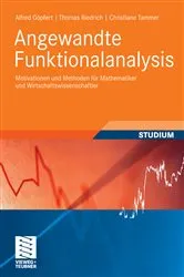 Book cover of Angewandte Funktionalanalysis by Alfred Göpfert