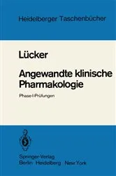 Book cover of Angewandte klinische Pharmakologie by P. W. LÃ¼cker