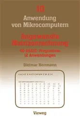 Book cover of Angewandte Matrizenrechnung by Dietmar Herrmann