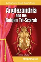 Book cover of Anglezandria and the Golden Tri-Scarab by Christi E. Parker