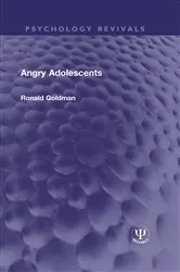 Book cover of Angry Adolescents by Ronald Goldman