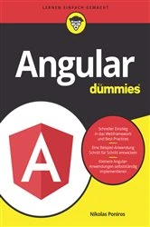Book cover of Angular für Dummies by Nikolas Poniros