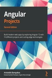 Book cover of Angular Projects (2nd ed.) by Aristeidis Bampakos