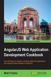 Book cover of AngularJS Web Application Development Cookbook by Matt Frisbie