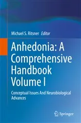 Book cover of Anhedonia: A Comprehensive Handbook Volume I by Michael S. Ritsner