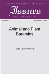 Book cover of Animal and Plant Baramins by Todd Charles Wood