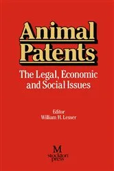 Book cover of Animal Patents by William H. Lesser