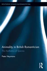 Book cover of Animality in British Romanticism by Peter Heymans