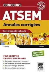 Book cover of Annales corrigées Concours ATSEM (2nd ed.) by Jacqueline Gassier