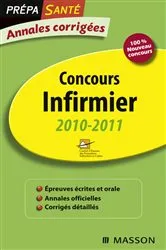 Book cover of Annales corrigées Concours Infirmier 2010-2011 (11th ed.) by CEFIEC
