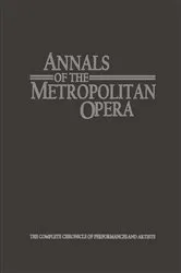 Book cover of Annals of the Metropolitan Opera by Gerald Fitzgerald