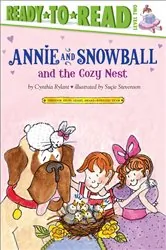 Book cover of Annie and Snowball and the Cozy Nest by Cynthia Rylant