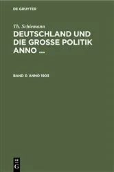 Book cover of Anno 1903 by Th. Schiemann