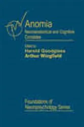 Book cover of Anomia by Harold Goodglass