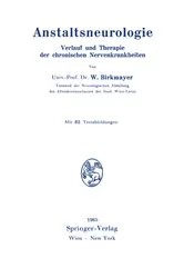 Book cover of Anstaltsneurologie by Walther Birkmayer