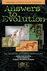 Book cover of Answers to Evolution by Unknown