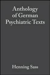 Book cover of Anthology of German Psychiatric Texts by Henning Saß