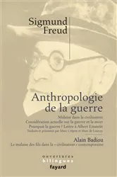 Book cover of Anthropologie de la guerre by Sigmund Freud