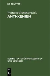 Book cover of Anti-Xenien by Wolfgang Stammler