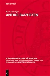 Book cover of Antike Baptisten by Kurt Rudolph