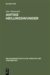 Book cover of Antike Heilungswunder by Otto Weinreich