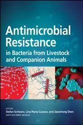 Book cover of Antimicrobial Resistance in Bacteria from Livestock and Companion Animals by Stefan Schwarz
