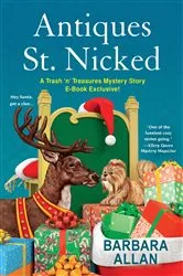 Book cover of Antiques St. Nicked by Barbara Allan