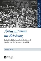 Book cover of Antisemitismus im Reichstag by Uwe Puschner