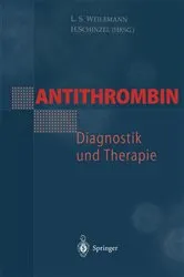 Book cover of Antithrombin — Diagnostik und Therapie by L.S. Weilemann