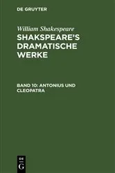 Book cover of Antonius und Cleopatra by August Wilhelm Schlegel