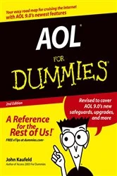 Book cover of AOL For Dummies by John Kaufeld