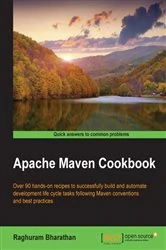 Book cover of Apache Maven Cookbook by Raghuram Bharathan