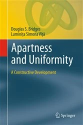 Book cover of Apartness and Uniformity by Douglas S. Bridges