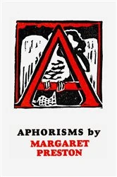 Book cover of Aphorisms by Margaret Preston