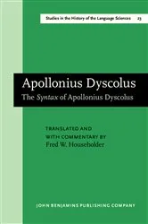 Book cover of Apollonius Dyscolus by Fred W. Householder